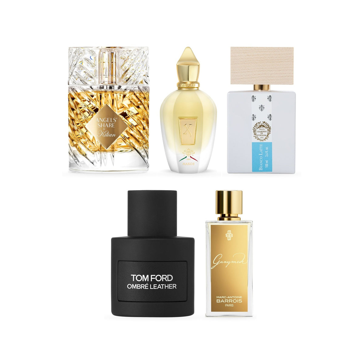 Set de toamnă, unisex: flacoanele parfumurilor din set