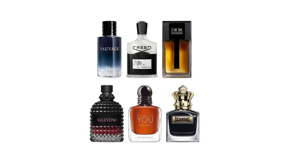 Set Preferatele lui: flacoanele parfumurilor din set