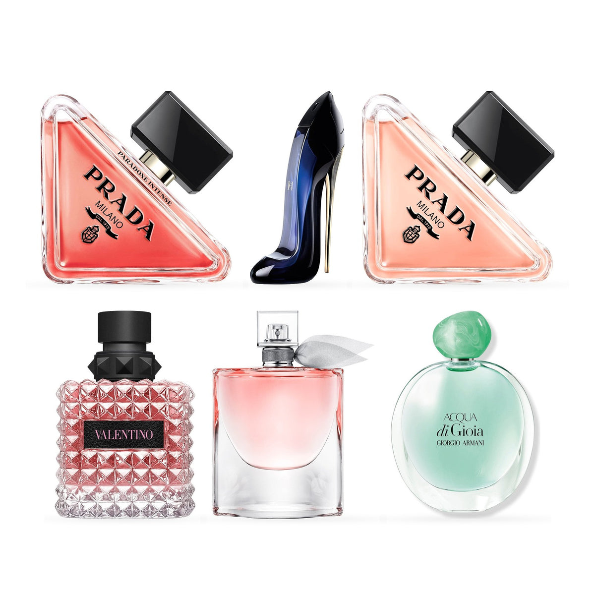 Set Preferatele ei: flacoanele parfumurilor din set