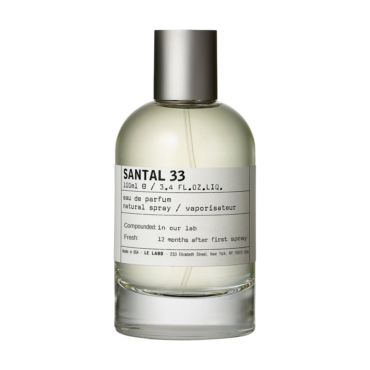 Flacon Le Labo Santal 33 Eau de Parfum